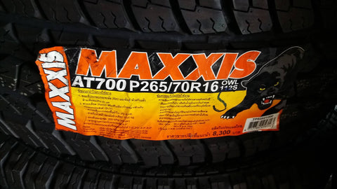 AT700 P26570R16 OWL112S MAXXIS