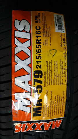 MA-579 21565R16C 8PR 109 107Q MAXXIS