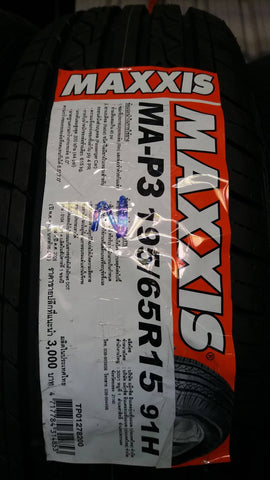 MA-P3 19565R15 91H MAXXIS