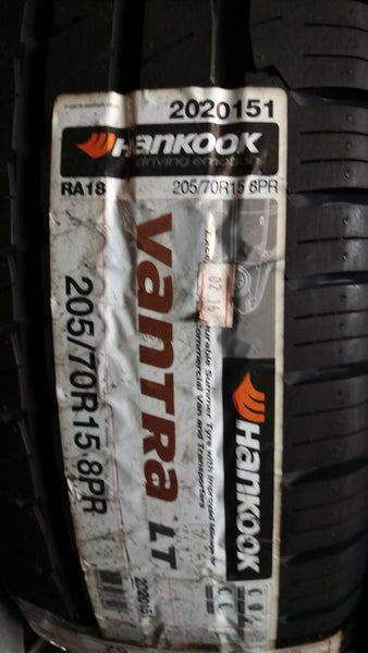 20570R15 8PR HANKOOK VANTRA LT