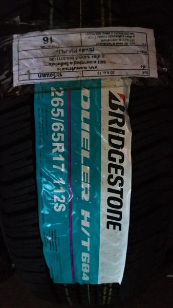 26565R17 112S BRIDGESTONE DUELER HT684
