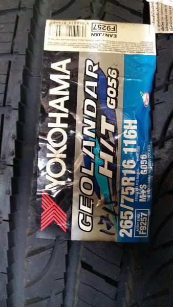 26575R16 116H YOKOHAMA GEOLANDAR HT GO56