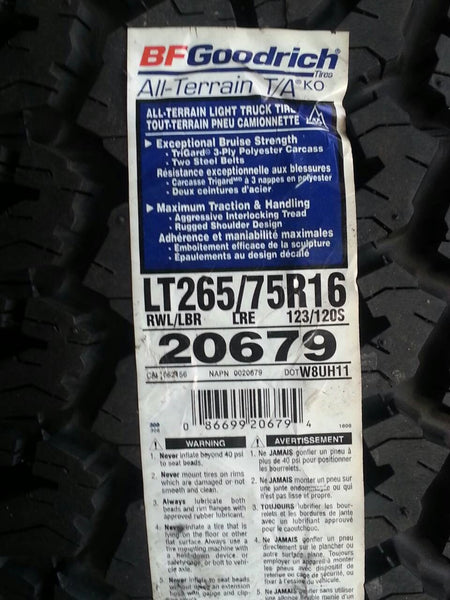 BFGoodrich 26575R16